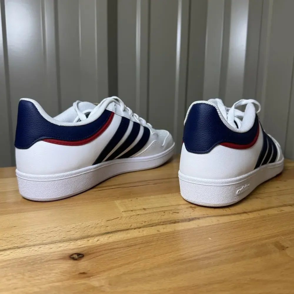 adidas Hoops 4.0 White Navy Red Men Size 9 Women Size 10 JQ9986 NIB